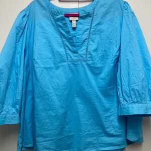St. John’s Bay Ocean Blue Blouse